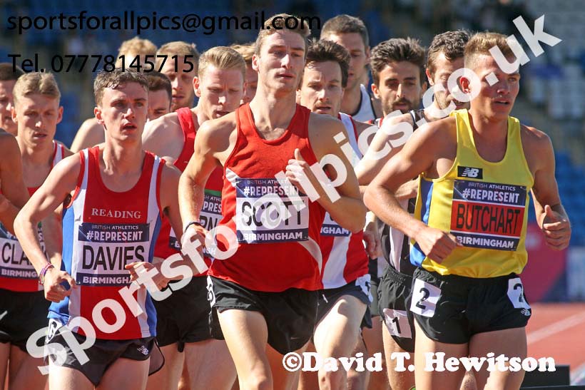 Mens 5000 metres, World Championship Team Trials, Alexander Stadium, Birmingham